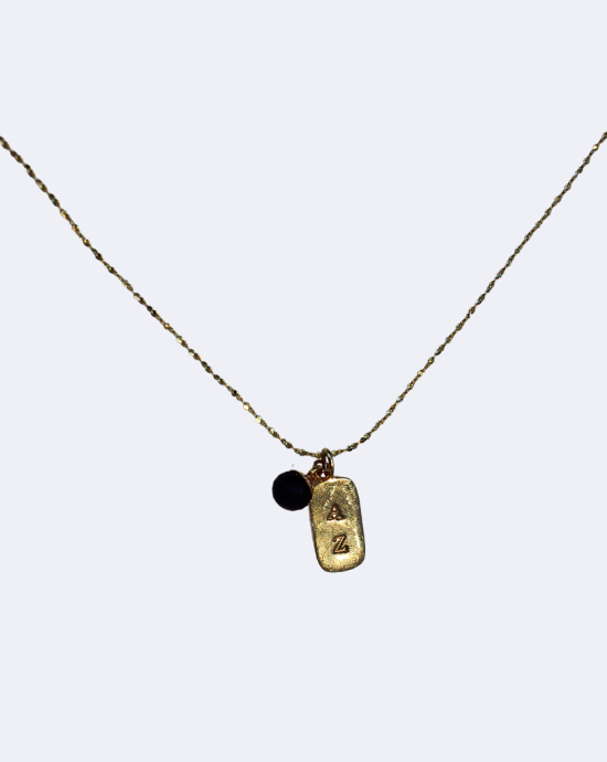Médaillon Auréa plaqué or 18K à personnaliser