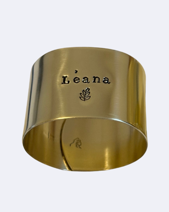 L' ATHENA - Rond de serviette en laiton