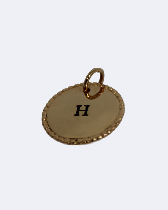 Médaillon Céléste plaqué or 18K à personnaliser
